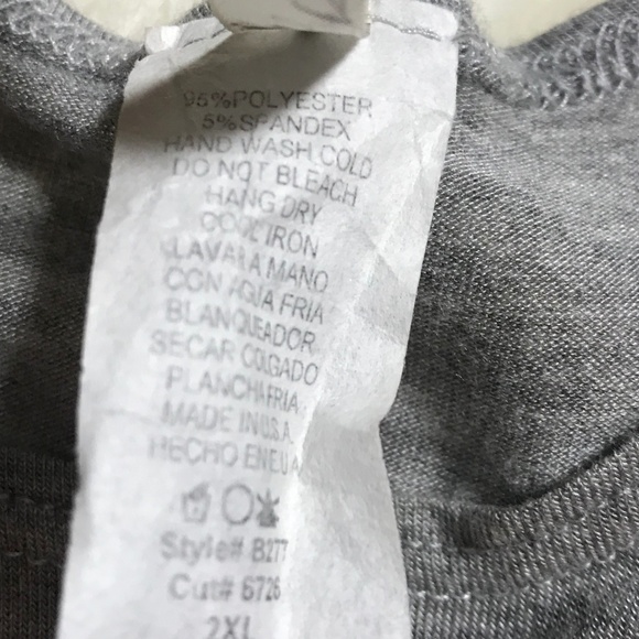 Moa Dolman Tunic Lace Leopard Print Grey Top 2X - Picture 6 of 6